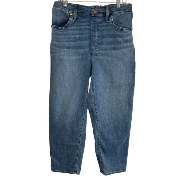 Madewell Women's Pull-On Jeans In Keefe Wash Size 30 - Picture 1 of 6
